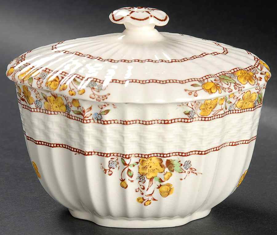 Buttercup (Older Backstamp) Sugar Bowl & Lid by Spode-1
