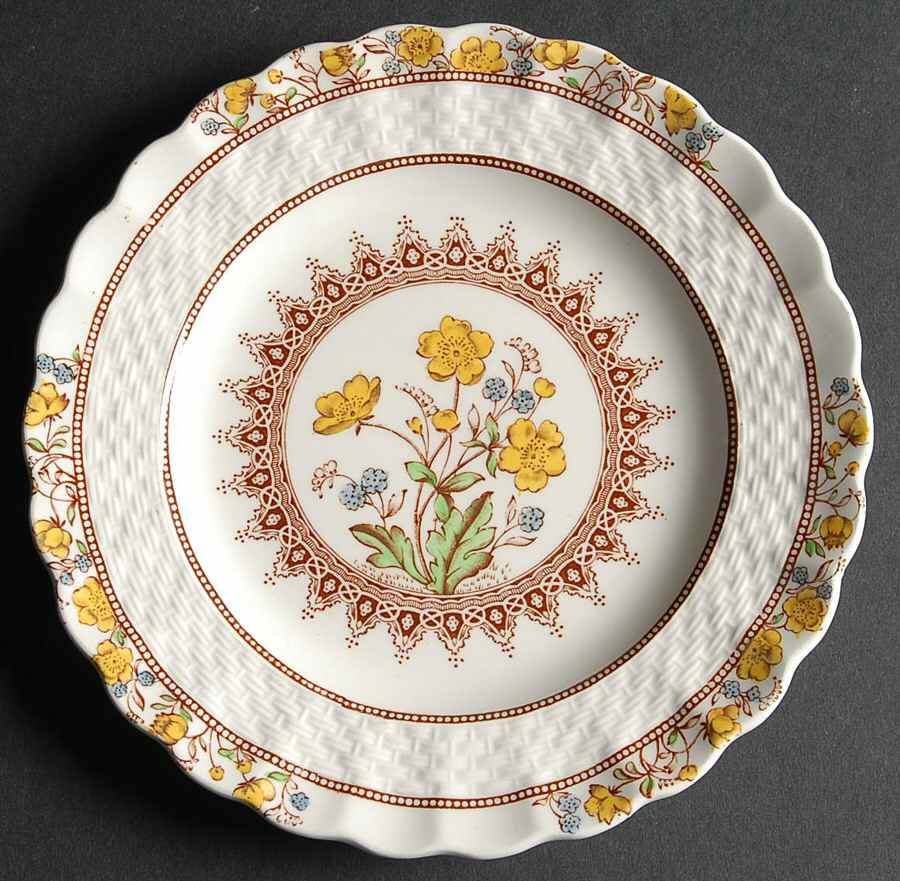 Buttercup (Older Backstamp) Bread & Butter Plate by Spode-1