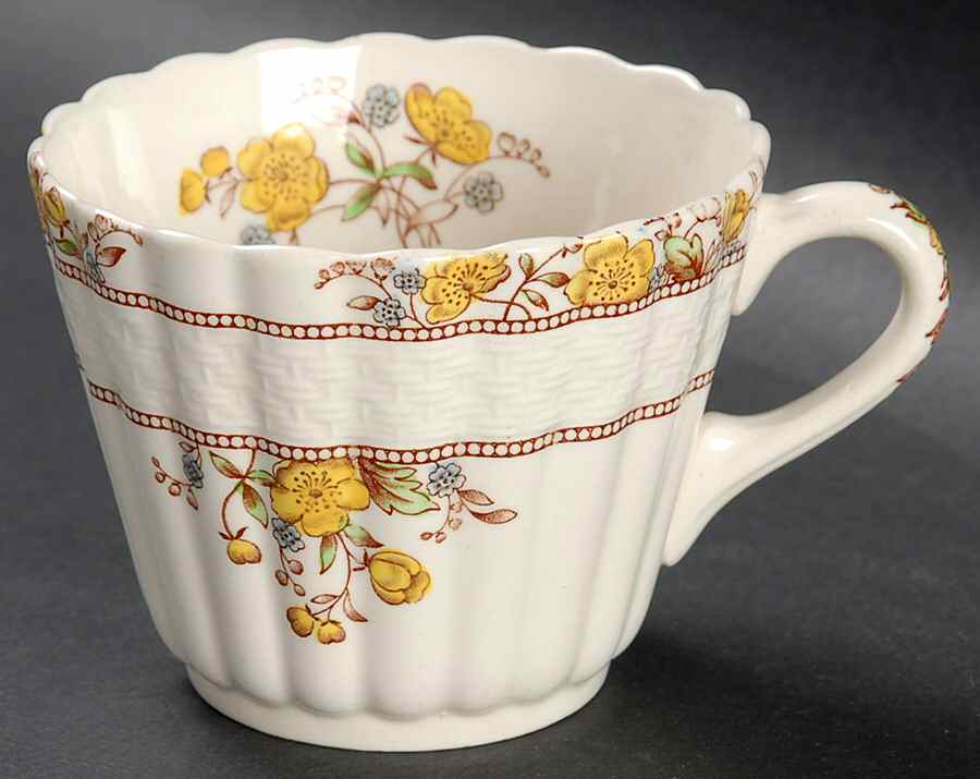 Buttercup (Older Backstamp) Flat Cup by Spode-1