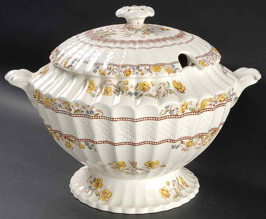 Buttercup (Older Backstamp) Tureen & Lid by Spode-1
