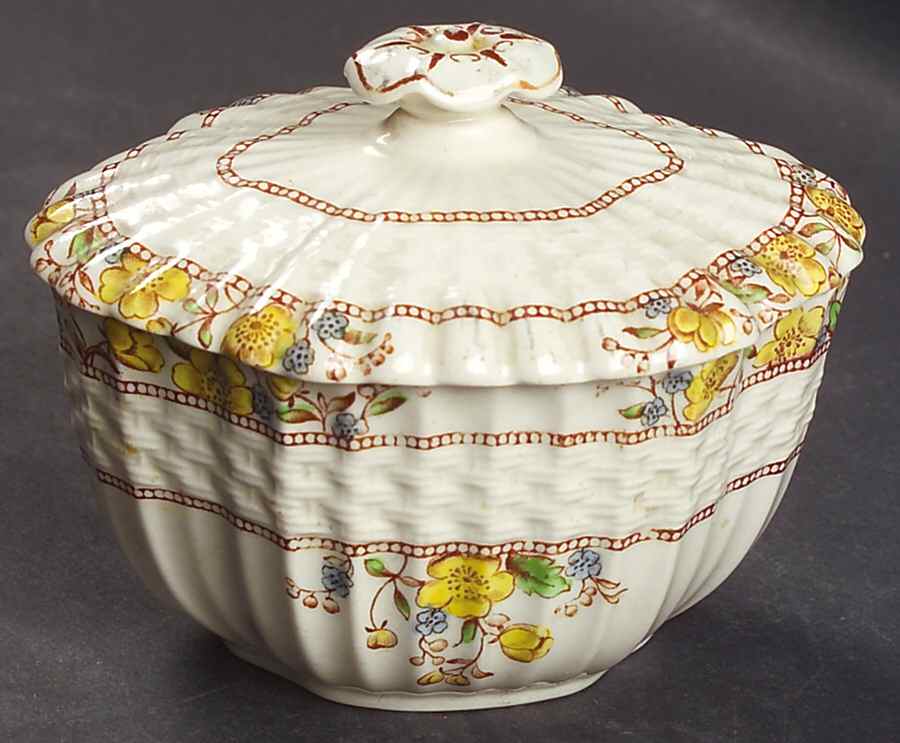 Buttercup (Older Backstamp) Mini Sugar Bowl & Lid by Spode-1