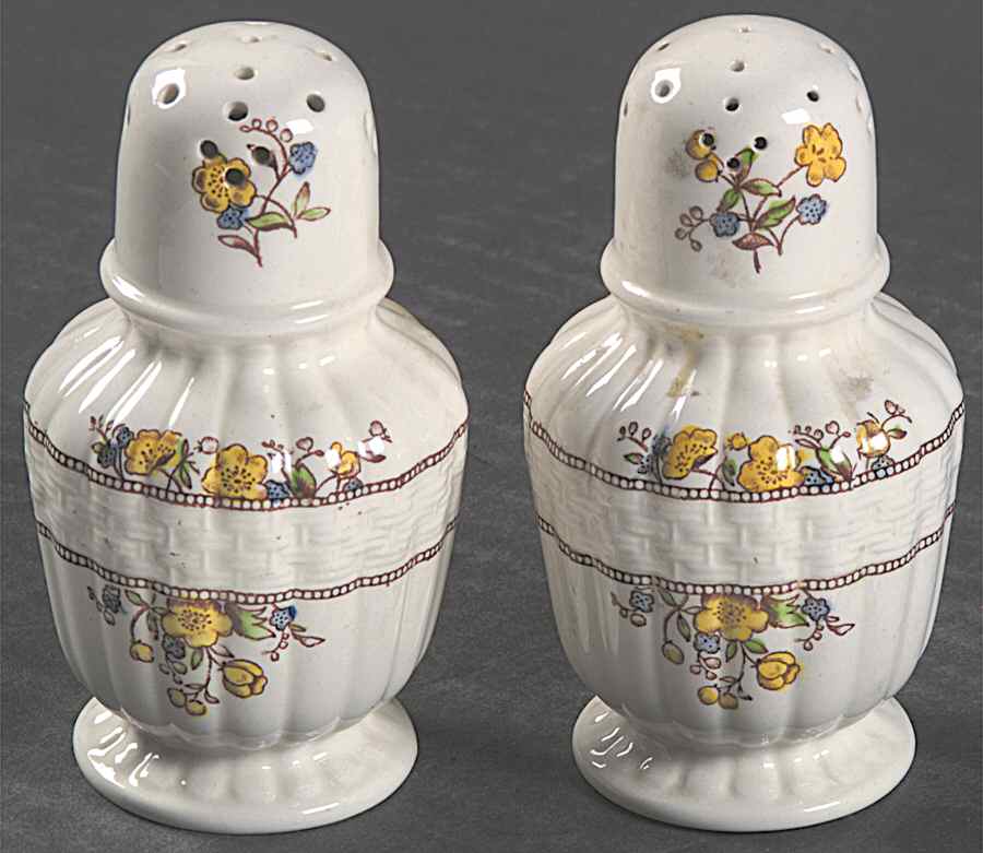 Buttercup (Older Backstamp) Salt & Pepper Set by Spode-1