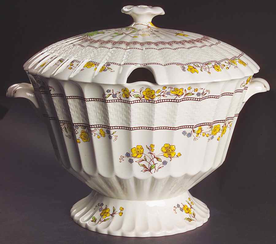Buttercup (Older Backstamp) Tureen & Lid by Spode-1