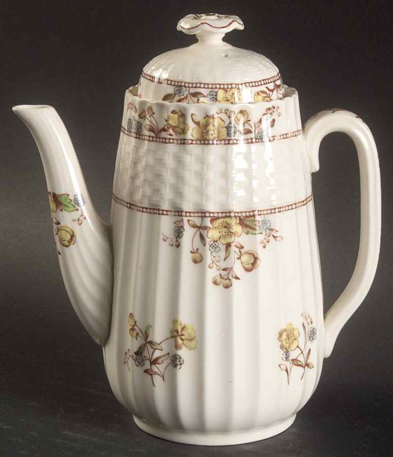 Buttercup (Older Backstamp) Individual Coffee Pot & Lid by Spode-1