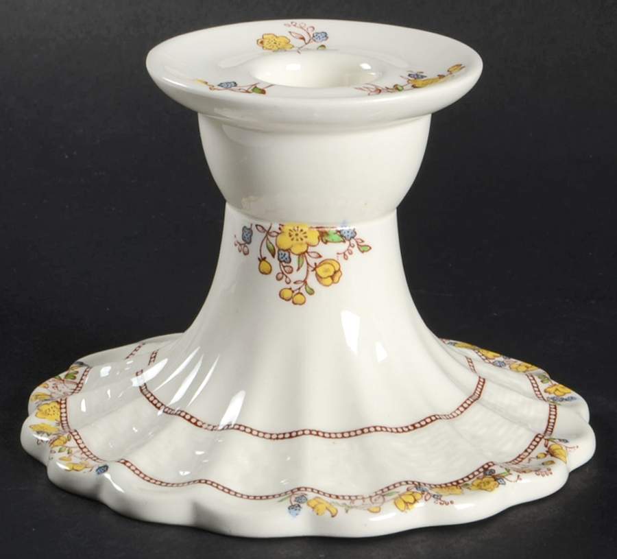 Buttercup (Older Backstamp) 3" Candlestick by Spode-1