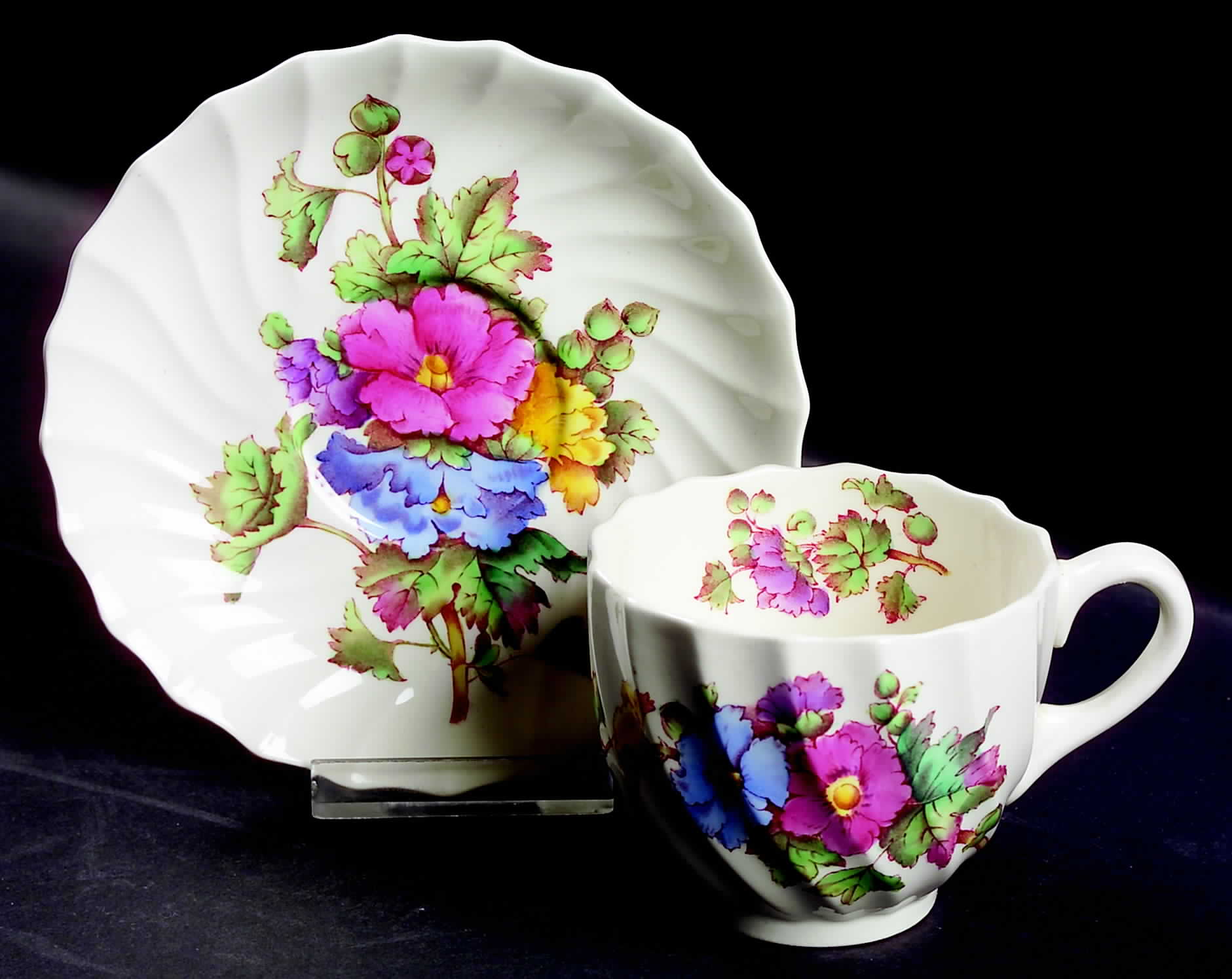 Butchart Flat Cup & Saucer Set by Spode-1