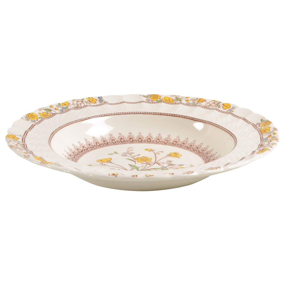 Buttercup (Newer Backstamp) Large Rim Soup Bowl by Spode-1