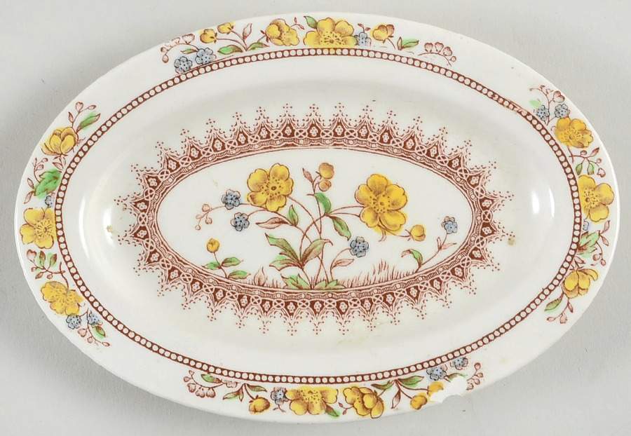 Buttercup (Newer Backstamp) Child's Platter by Spode-1