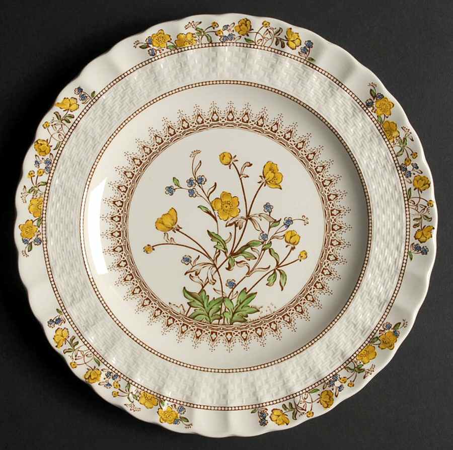 Buttercup (Newer Backstamp) Luncheon Plate by Spode-1