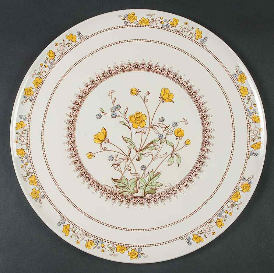Buttercup (Newer Backstamp) Cake Plate by Spode-1