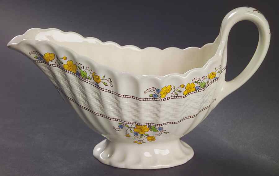 Buttercup (Newer Backstamp) Gravy Boat by Spode-1