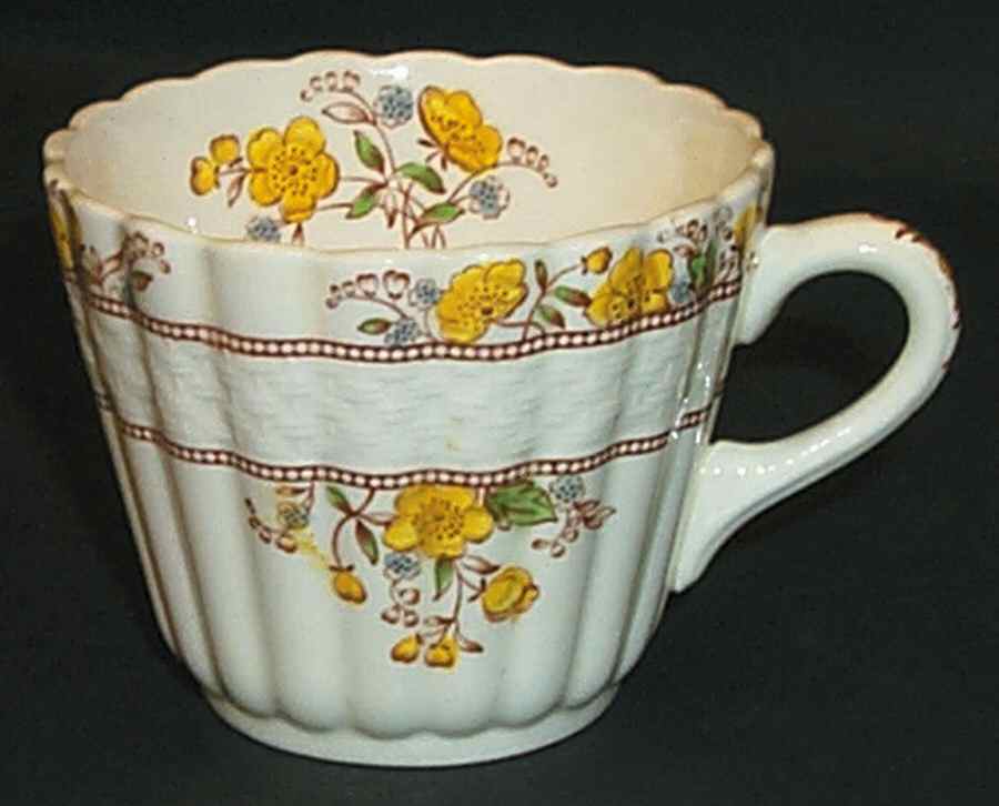Buttercup (Newer Backstamp) Flat Cup by Spode-1