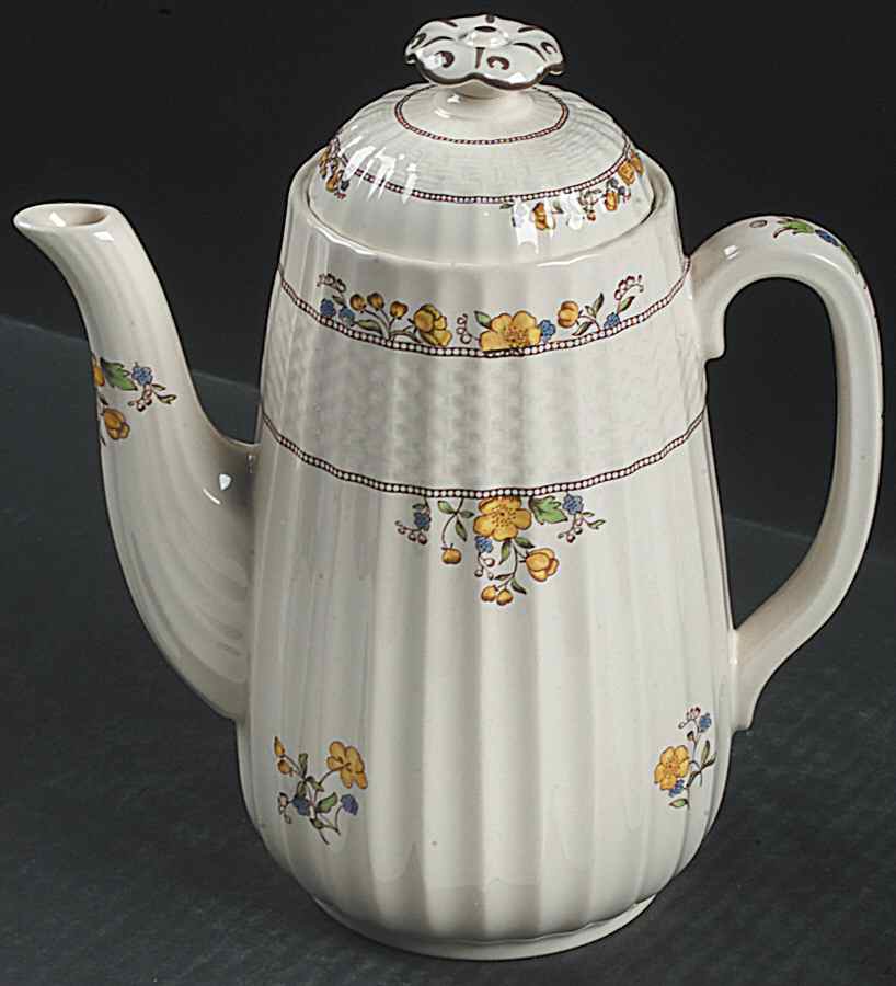 Buttercup (Newer Backstamp) Coffee Pot & Lid by Spode-1