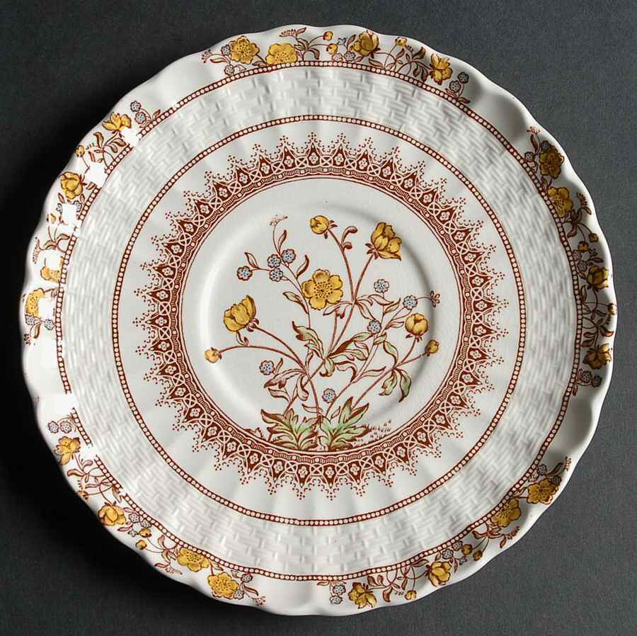 Buttercup (Newer Backstamp) Saucer for Cream Soup Bowl by Spode-1