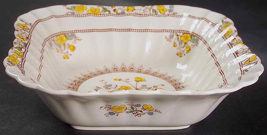 Buttercup (Newer Backstamp) 9" Square Vegetable Bowl by Spode-1