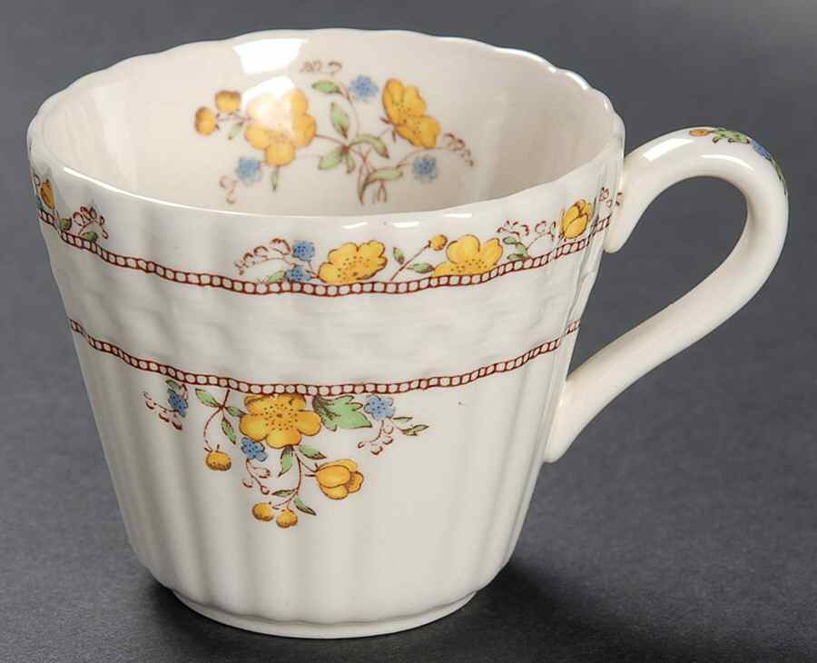 Buttercup (Newer Backstamp) Flat Demitasse Cup by Spode-1