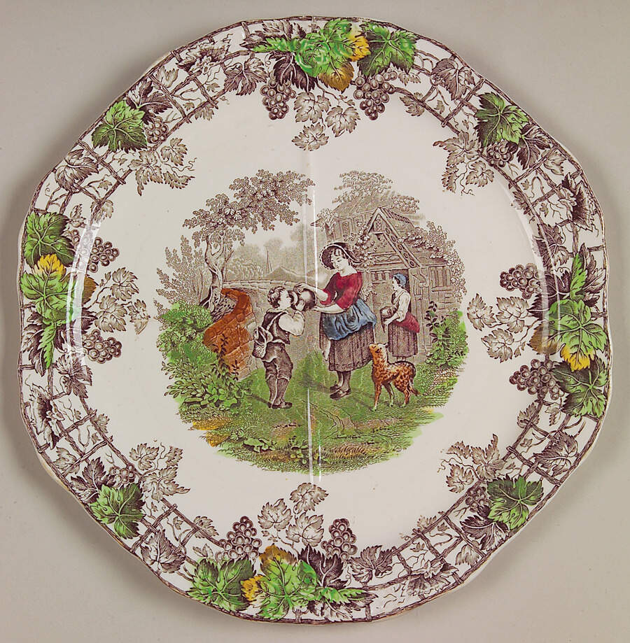 Byron Brown Multicolor (No Trim) Sandwich Plate by Spode-1