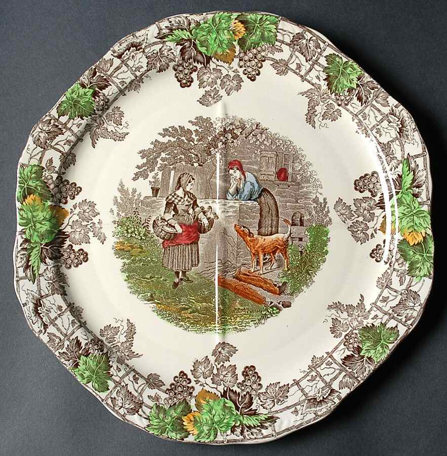 Byron Brown Multicolor (No Trim) Sandwich Plate by Spode-1
