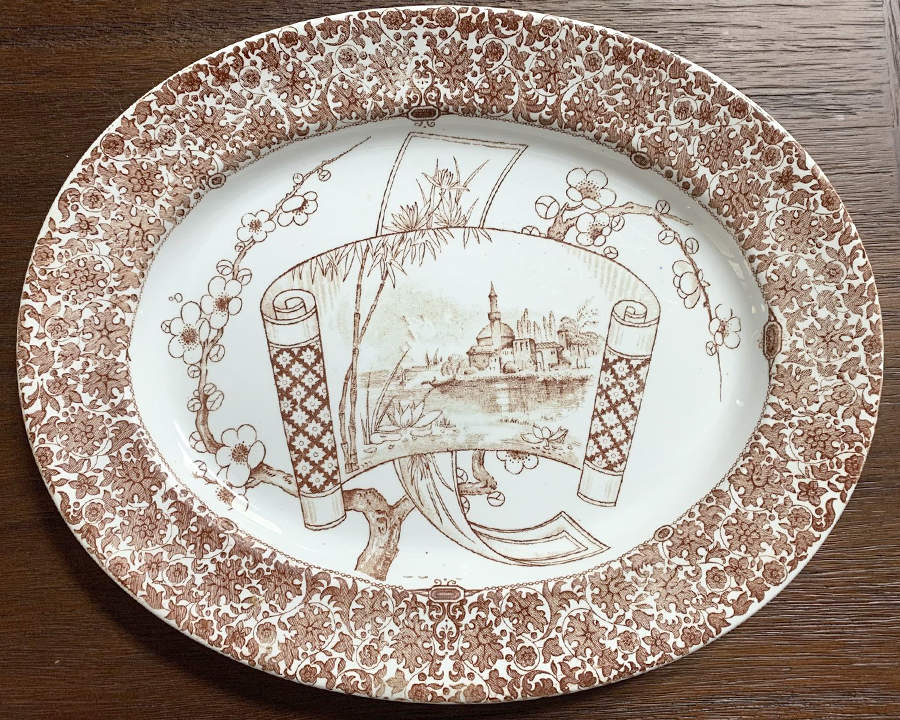 Cairo 11" Oval Serving Platter by Spode-1