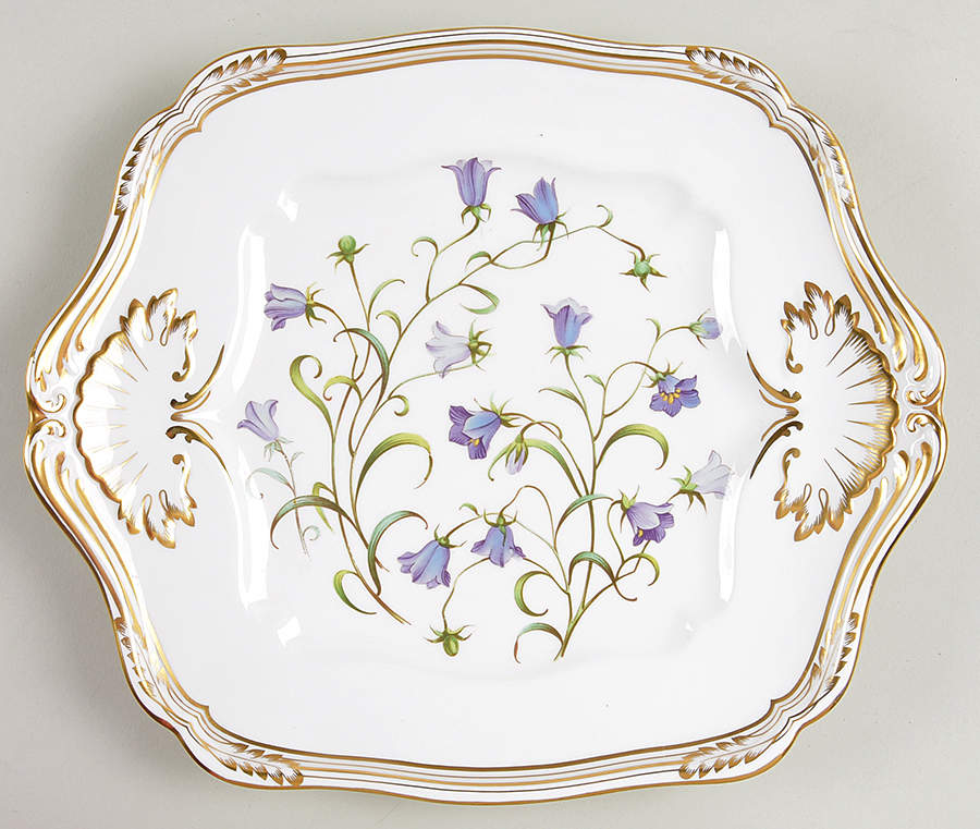Campanula Square Cake Plate by Spode-1