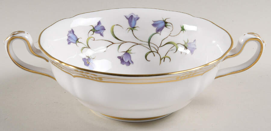Campanula Flat Cream Soup Bowl by Spode-1