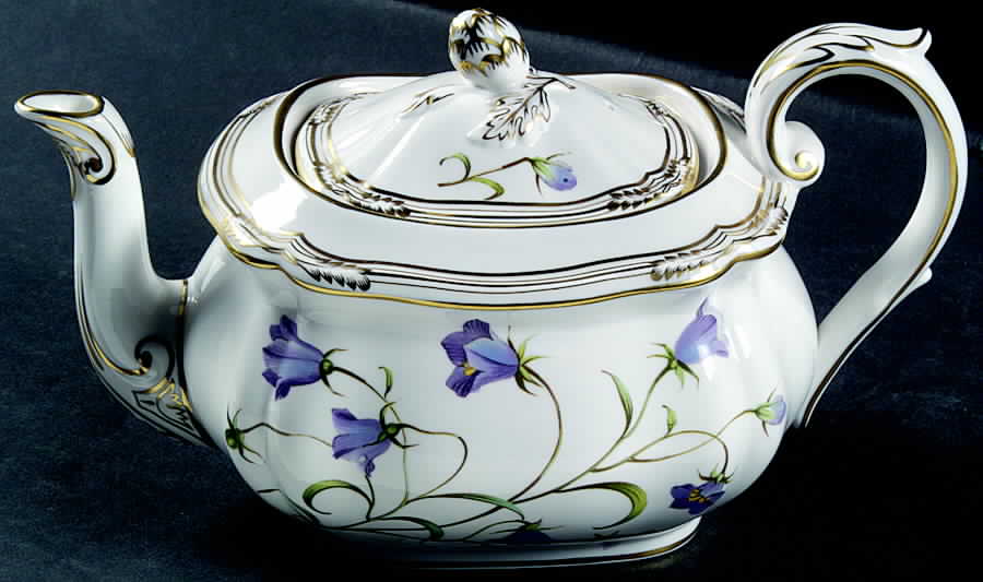 Campanula Teapot & Lid by Spode-1