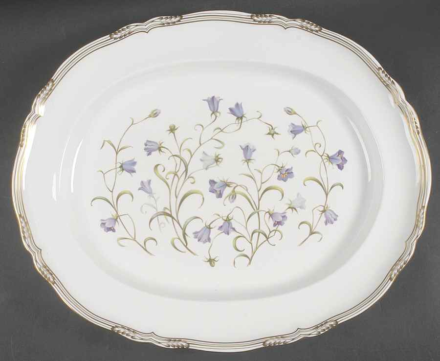 Campanula 17" Oval Serving Platter by Spode-1
