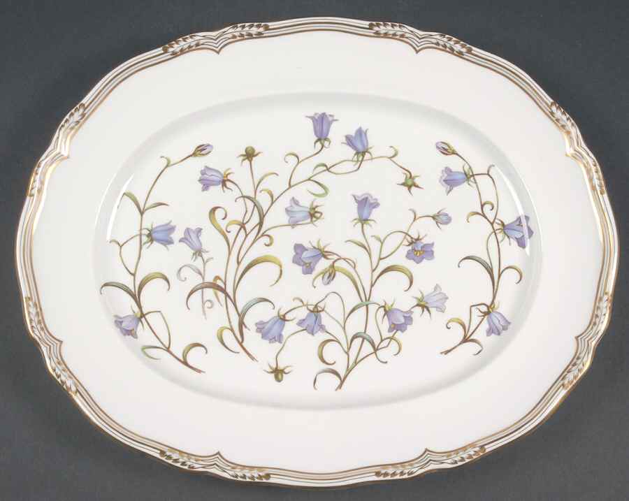 Campanula 13" Oval Serving Platter by Spode-1