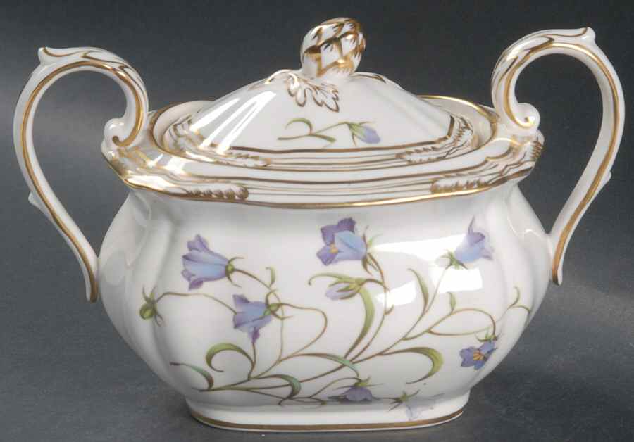 Campanula Sugar Bowl & Lid by Spode-1