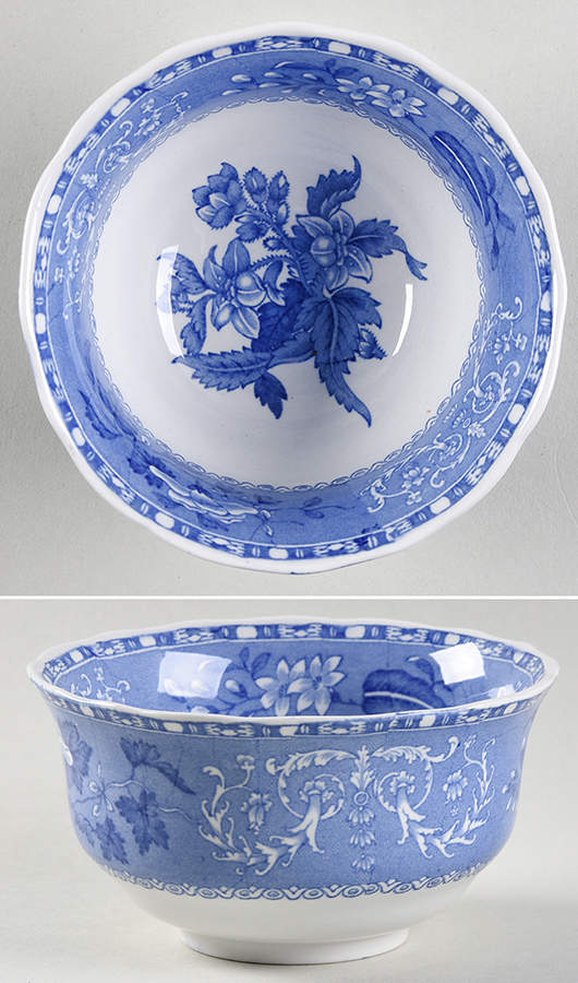 Camilla Blue (Earthenware, Scalloped) Open Sugar Bowl by Spode-1