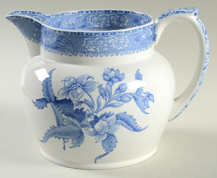 Camilla Blue (Earthenware, Scalloped) 40 Oz Jug by Spode-1