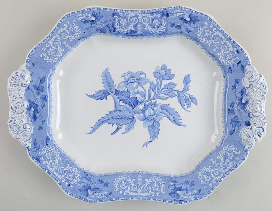 Camilla Blue (Earthenware, Scalloped) Underplate for Tureen by Spode-1