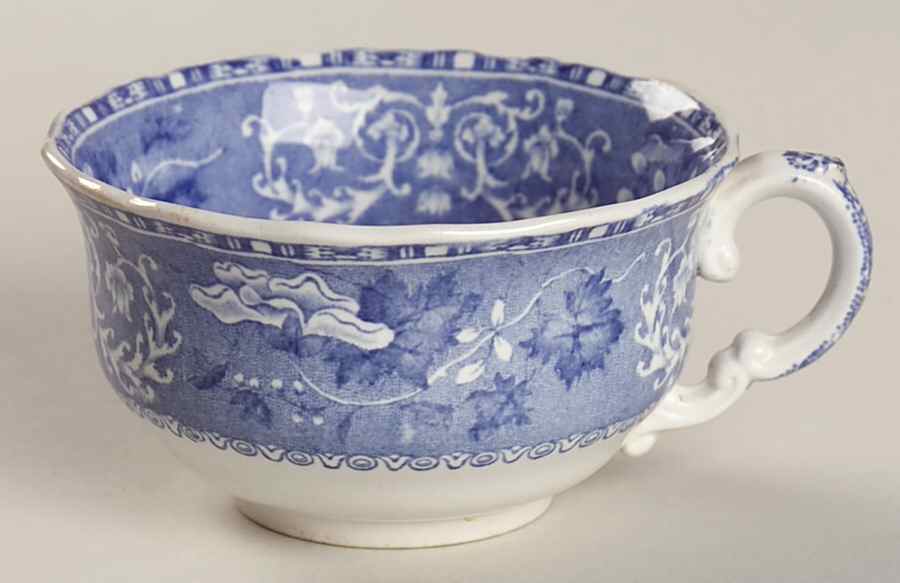 Camilla Blue (Earthenware, Scalloped) Flat Cup by Spode-1