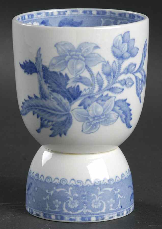 Camilla Blue (Earthenware, Scalloped) Double Egg Cup by Spode-1