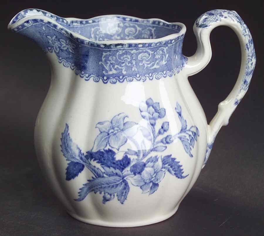Camilla Blue (Earthenware, Scalloped) 8 Oz Jug by Spode-1