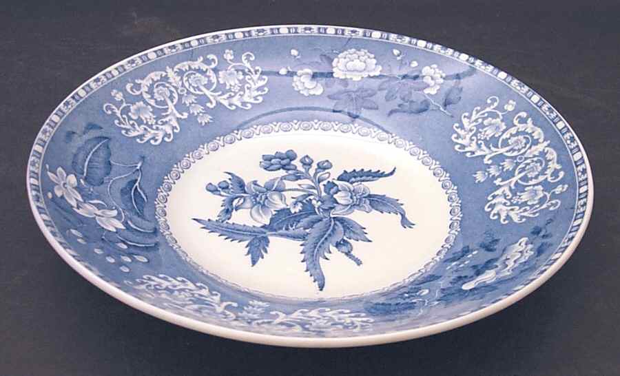 Camilla Blue (Earthenware, Scalloped) Saucer for Joke Cup by Spode-1
