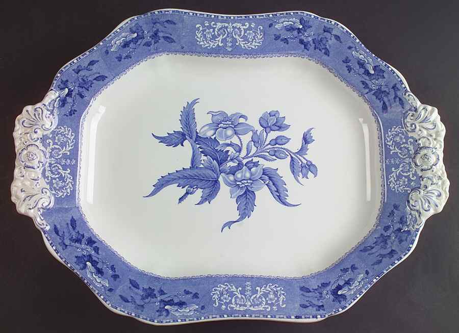 Camilla Blue (Earthenware, Scalloped) Underplate for Tureen by Spode-1