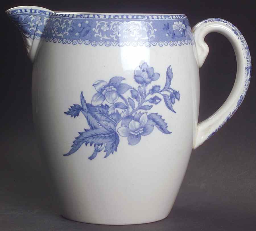 Camilla Blue (Earthenware, Scalloped) 32 Oz Pitcher by Spode-1