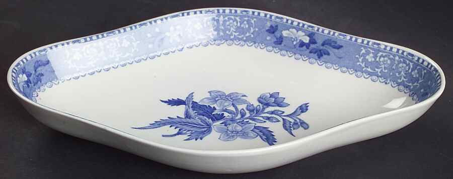 Camilla Blue (Earthenware, Scalloped) Relish by Spode-1