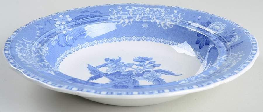 Camilla Blue (Earthenware, Scalloped) Muffin Dish No Lid by Spode-1