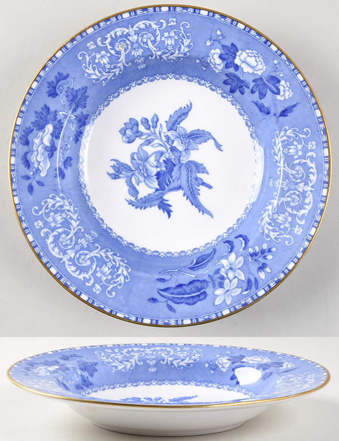 Camilla Blue (Bone, Smooth) Rim Soup Bowl by Spode-1