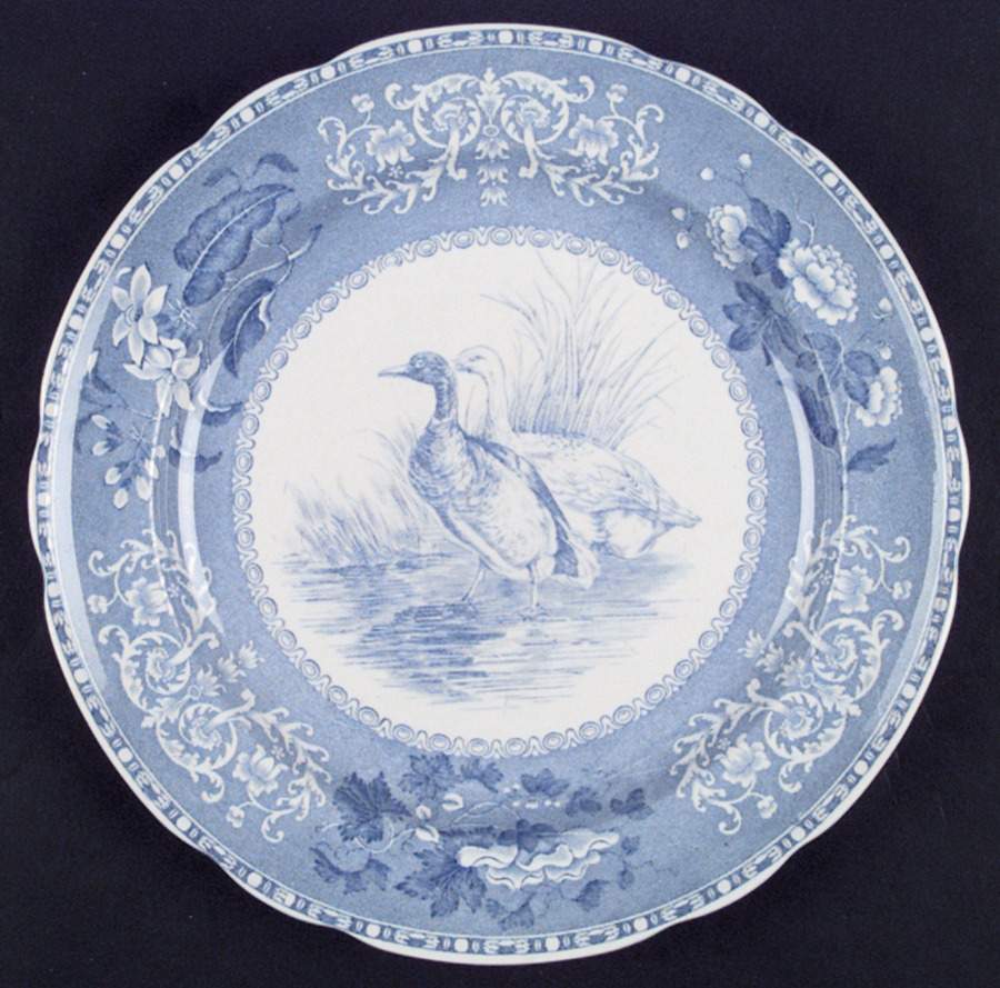 Camilla Blue (Game Bird Center) Dinner Plate by Spode-1