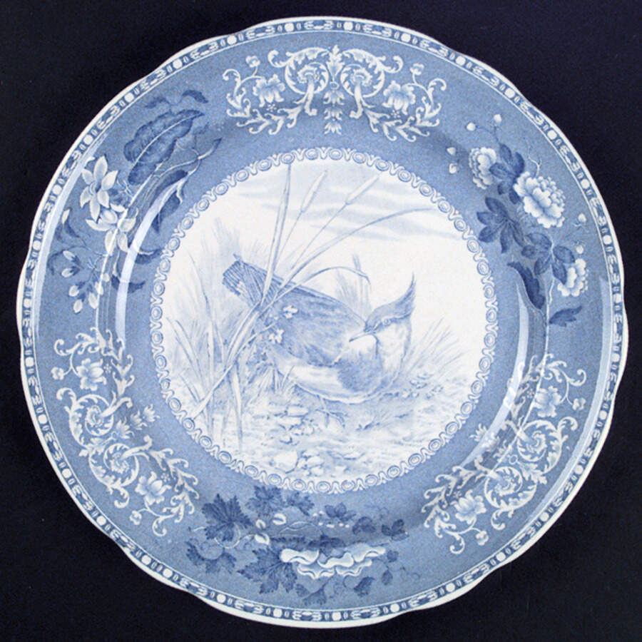 Camilla Blue (Game Bird Center) Dinner Plate by Spode-1