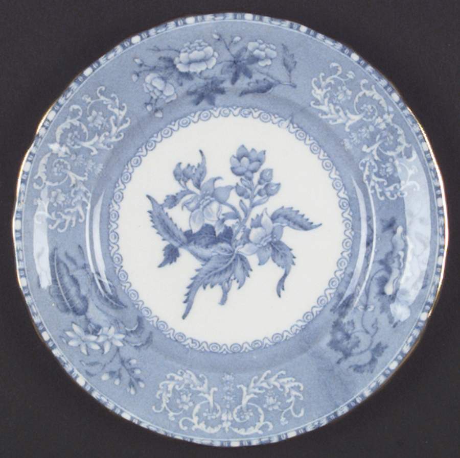 Camilla Blue (Bone, Scalloped) Bread & Butter Plate by Spode-1