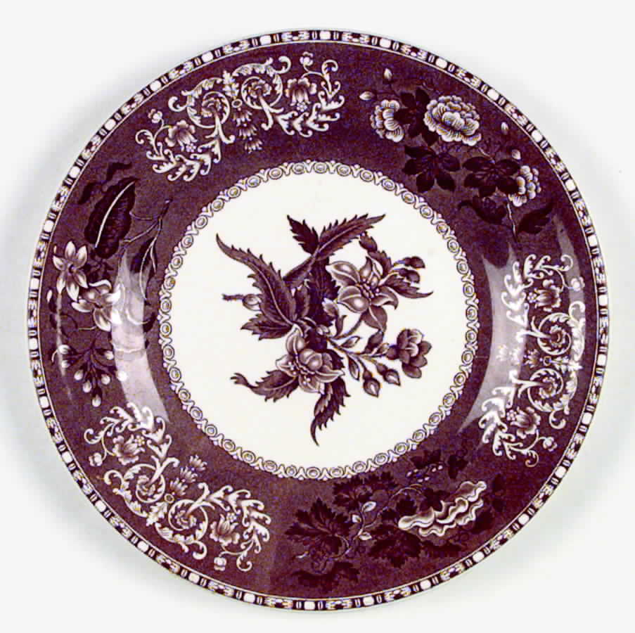 Camilla Brown (Earthenware, Smooth) Salad Plate by Spode-1