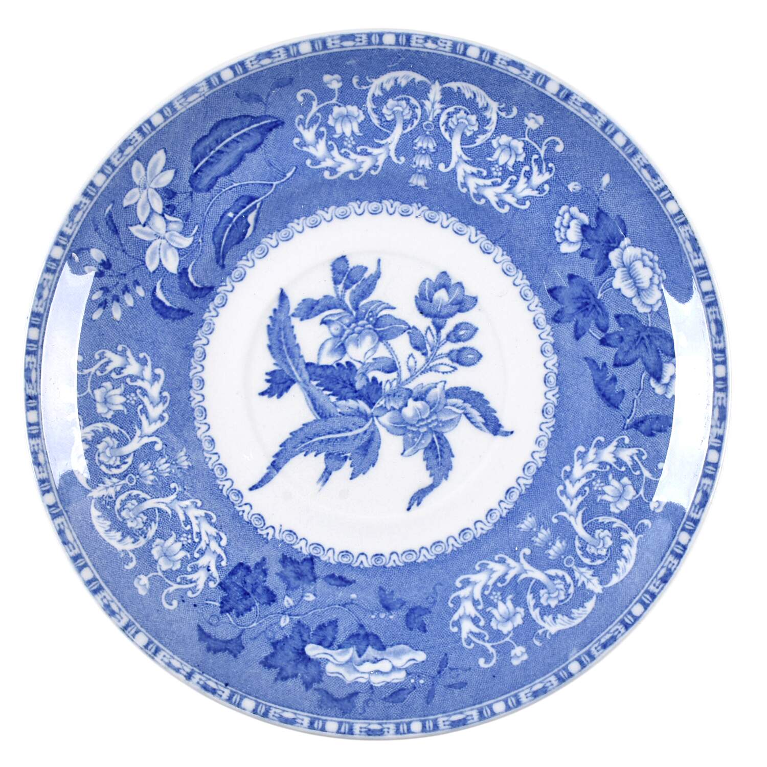 Camilla Blue (Smooth) Saucer for Cream Soup Bowl by Spode-1