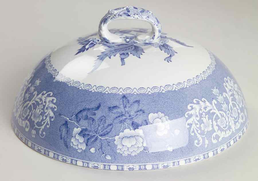 Camilla Blue (Smooth) Lid for Muffin Dish by Spode-1