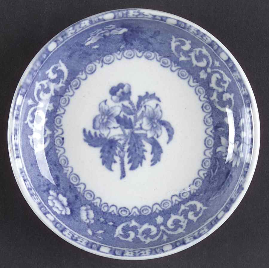 Camilla Blue (Smooth) Butter Pat by Spode-1