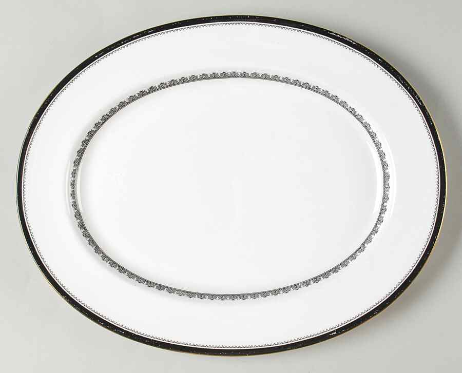 Camelot 13" Oval Serving Platter by Spode-1