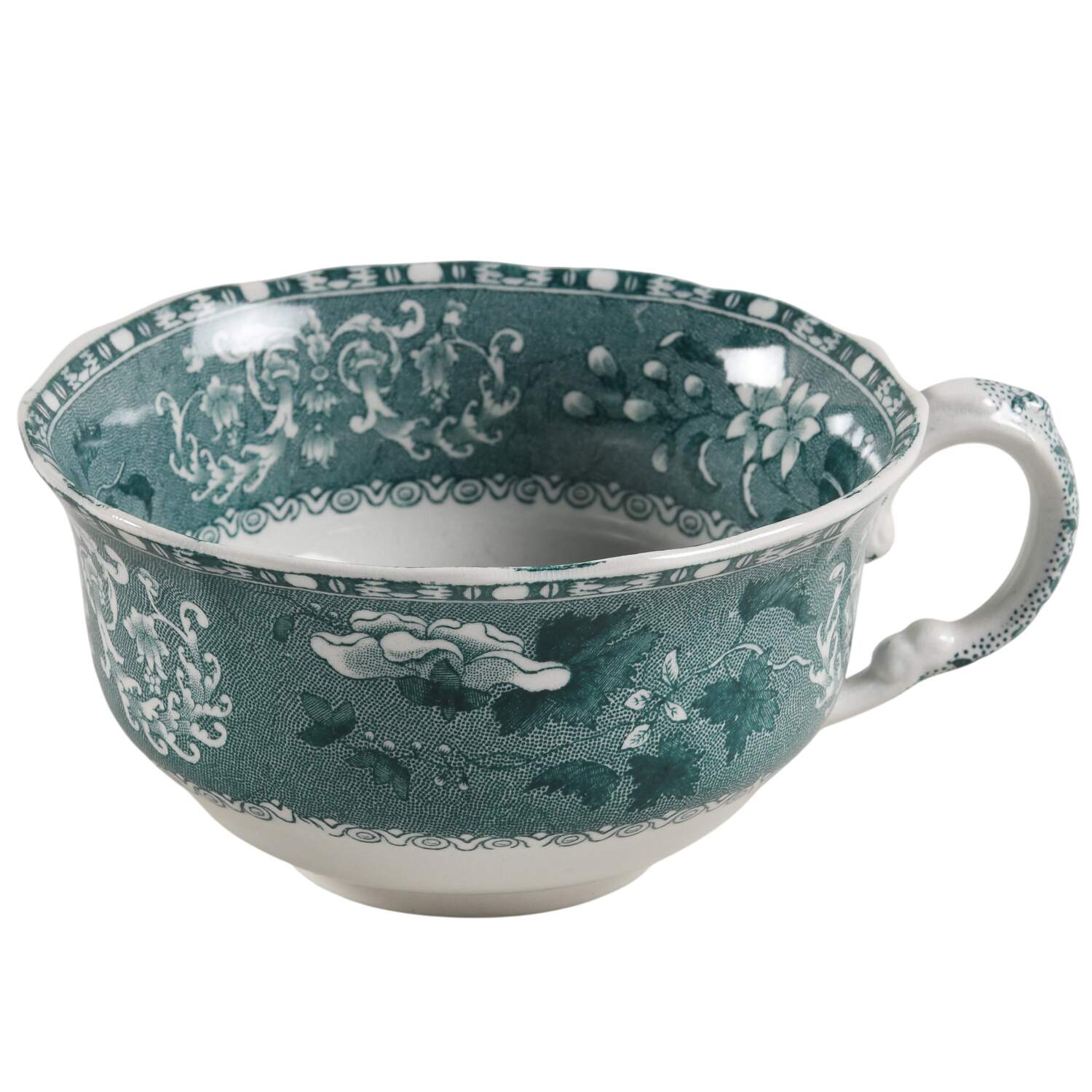 Camilla Light Green (Earthenware, Scallop) Oversized Cup by Spode-1